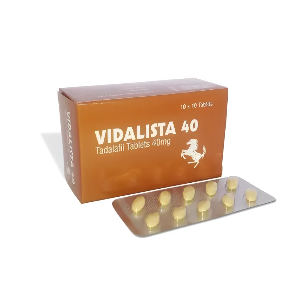 Vidalista 40 mg (Tadalafil) Tablets | ED Treatment