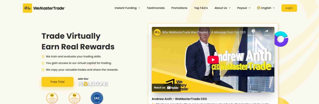 WeMasterTrade Best Funded Trading Firm For BD Cover Image