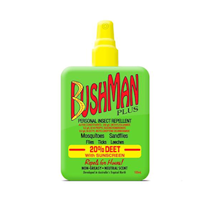 BUSHMAN PLUS PUMP 100ML, 20pct DEET, EACH - Livingstone IT