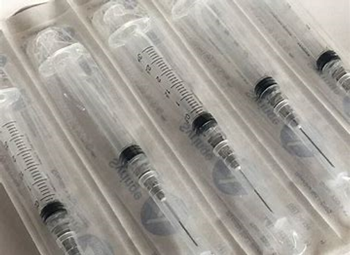 Why does buying a syringe with a needle matter for convenience?