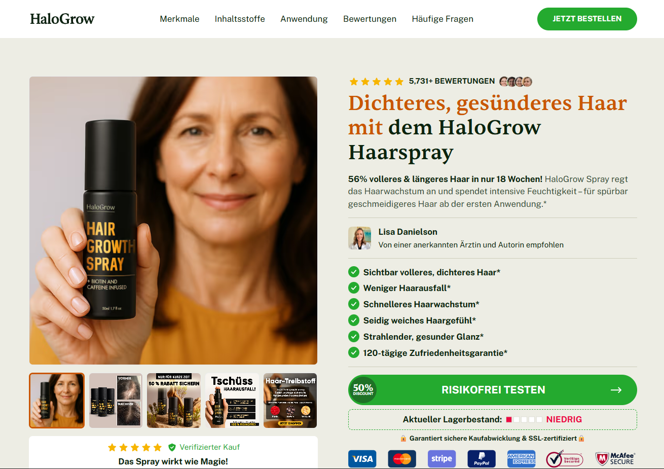 Natürlicher Haarwuchs-Booster? HaloGrow Hair Growth Erfahrungen im Check