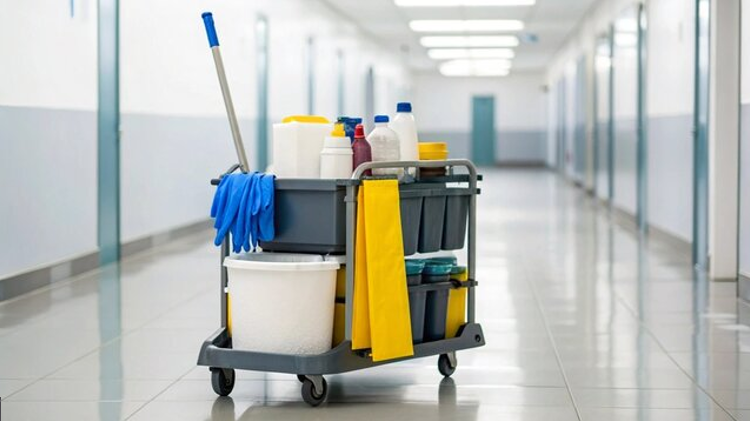 How Janitorial Cleaning Trolleys Improve Efficiency and Hygiene