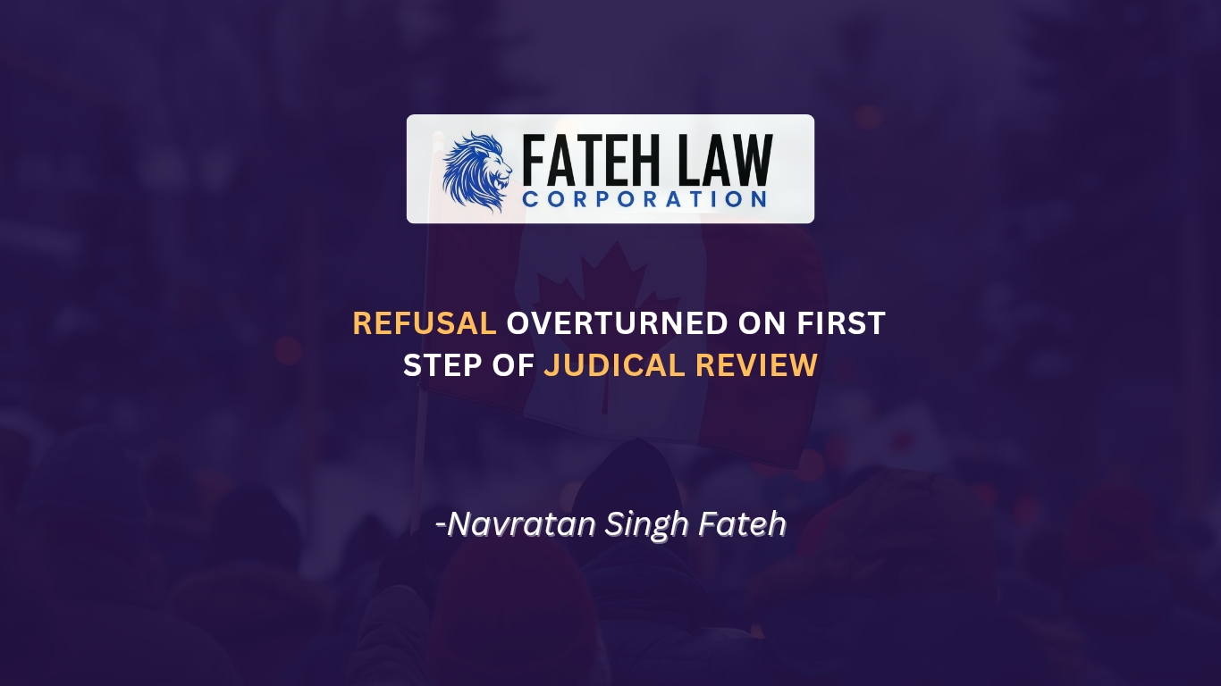 When a Mother Fights to See Her Son: How Strategic Litigation Overturned a Visa Refusal in Just 12 Days - Fateh Law Corporation