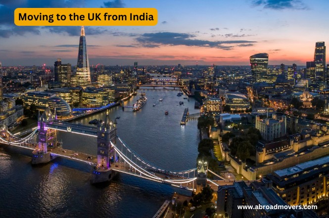 Moving to UK from India, India to UK Movers Packers - Abroad Movers