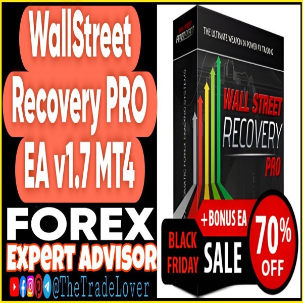 WallStreet Recovery PRO EA v1.7 MT4 (Works on Build 1443+) | Forex Robot | MT4 Expert Advisor - The Trade Lovers