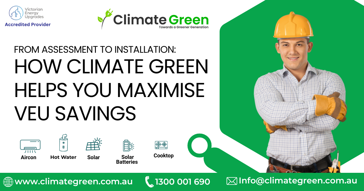 Maximise VEU Savings with Climate Green Aircon Solar Heatpump
