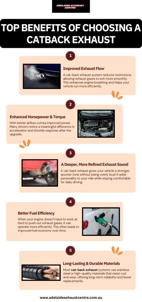 Top Benefits of Choosing a Cat-back Exhaust – @adelaideexhaustcentre on Tumblr