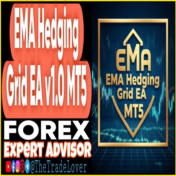 EMA Hedging Grid EA v1.0 MT5 + Presets (Works on Build 5370+) | Forex Robot | MT5 Expert Advisor - The Trade Lovers