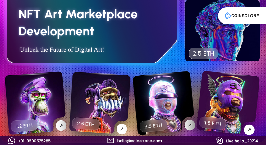 NFT Art Marketplace Development – The Future of Digital Art