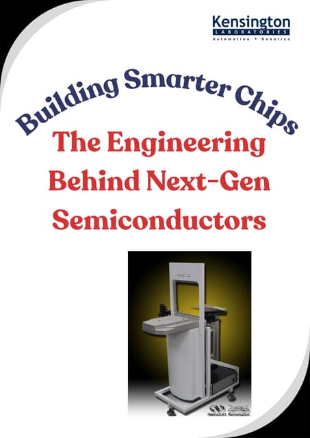 Building Smarter Chips: The Engineering Behind Next-Gen Semiconductors | PDF