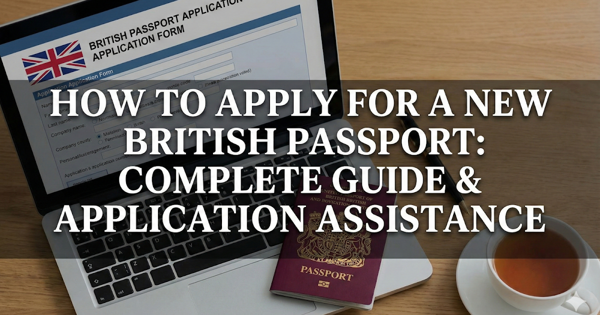 How to Apply for a New British Passport: Complete Guide & Application Assistance