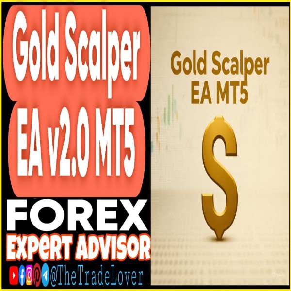 Gold Scalper EA v2.0 MQ5 Source Code (Works on Build 5370+) | Forex Robot | MT5 Expert Advisor - The Trade Lovers