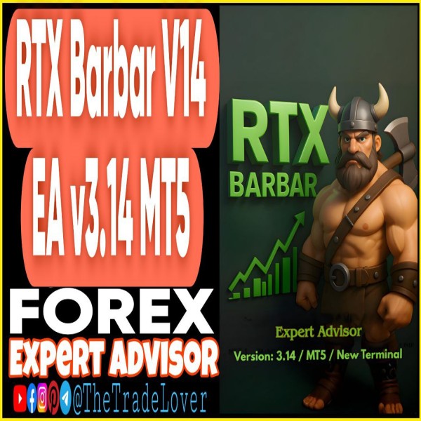 RTX Barbar V14 EA v3.14 MT5 (Works on Build 5370+) | Forex Robot | MT5 Expert Advisor - The Trade Lovers