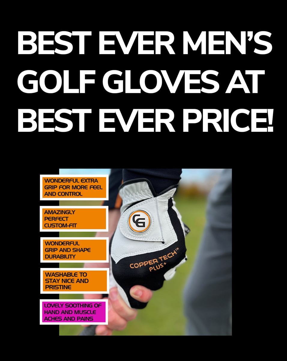Best Golf Gloves for Beginners and Womens Golf Gloves – Coppertech Gloves – Elevate Your Game: Best Golf Gloves for Women & Training Gloves