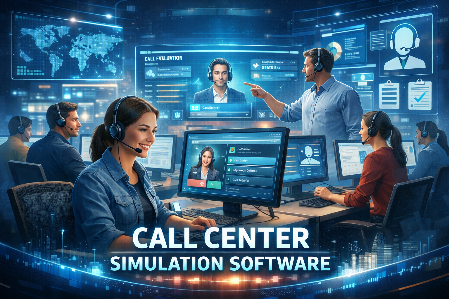 Call Center Simulation Software for Faster Agent Training