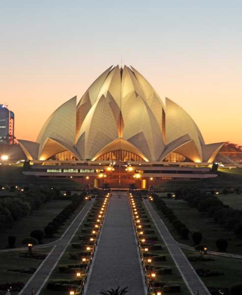 Another Name of the Lotus Temple Delhi - Bahai Temple