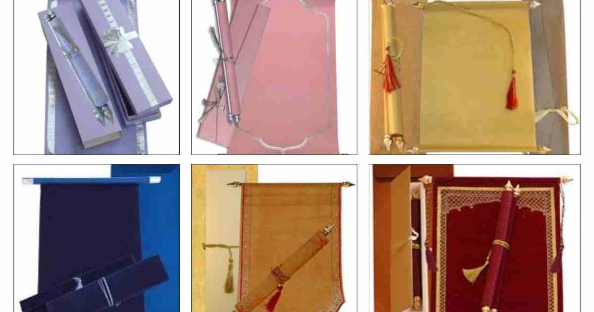 Where Can I Find Unique Scroll Wedding Invitations?