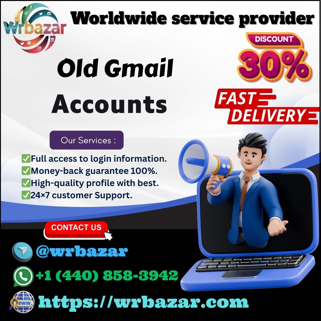 Old Gmail Accounts - 100% Best (PVA & Aged)