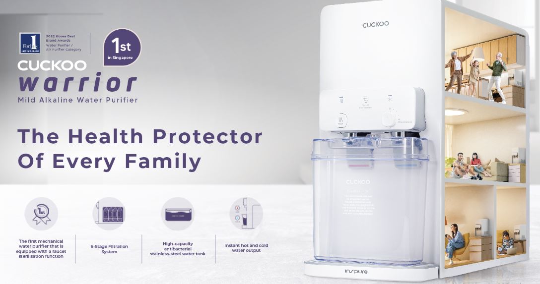 CUCKOO — The Best Water Purifier Singapore for Healthy Water and Clean Air. – CUCKOO