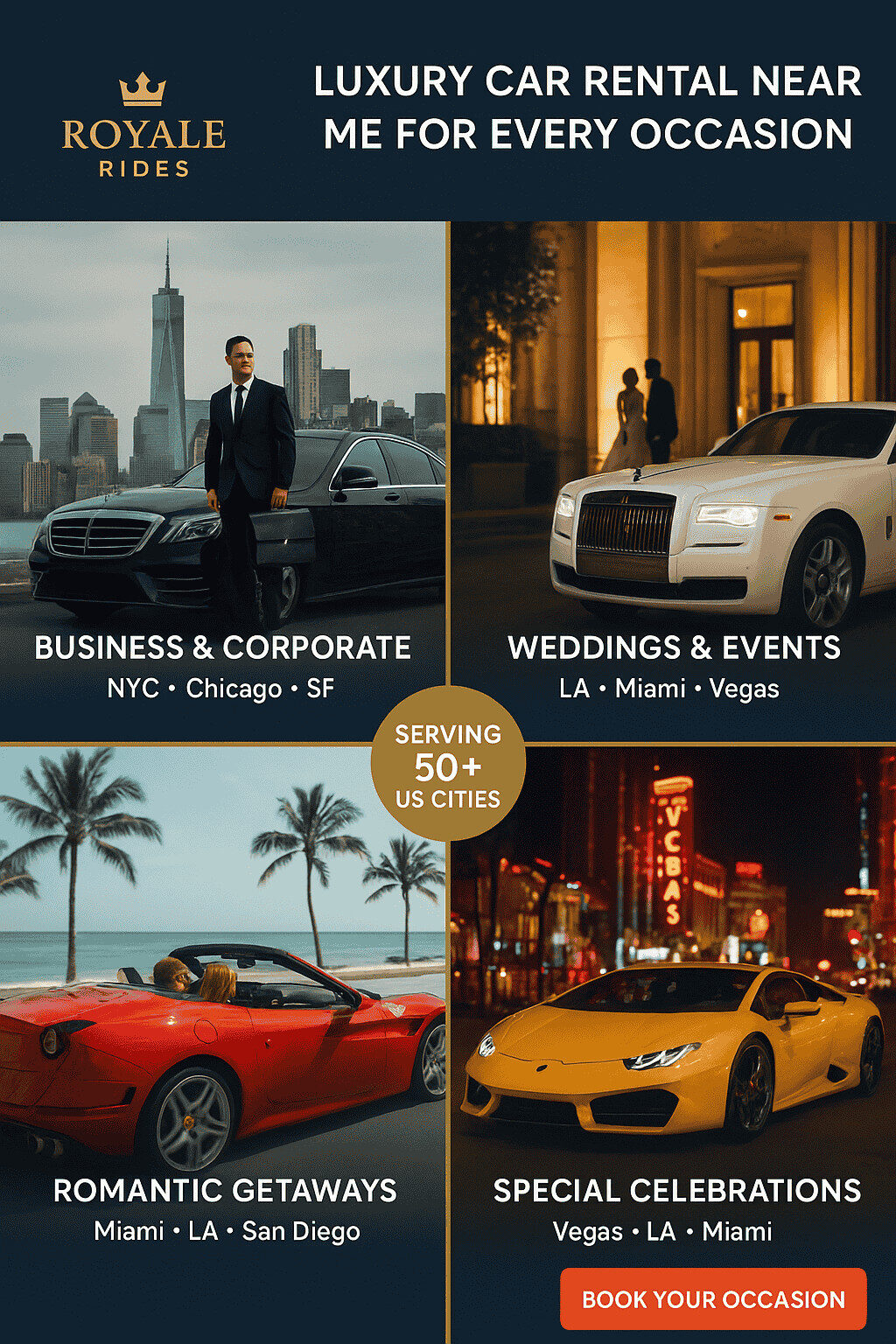 Luxury & Exotic Car Rental Services – Royale Rides