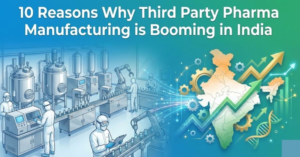 10 Reasons Why Third Party Pharma Manufacturing is Booming in India