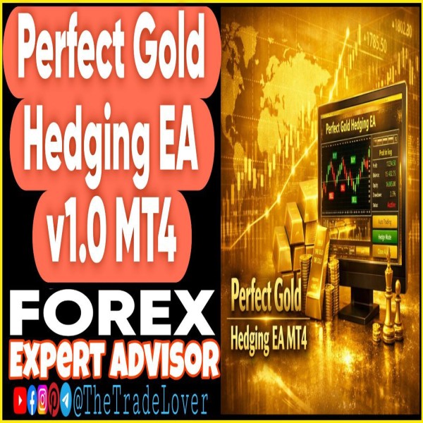 Perfect Gold Hedging EA v1.0 MT4 (Works on Build 1443+) | Forex Robot | MT4 Expert Advisor - The Trade Lovers