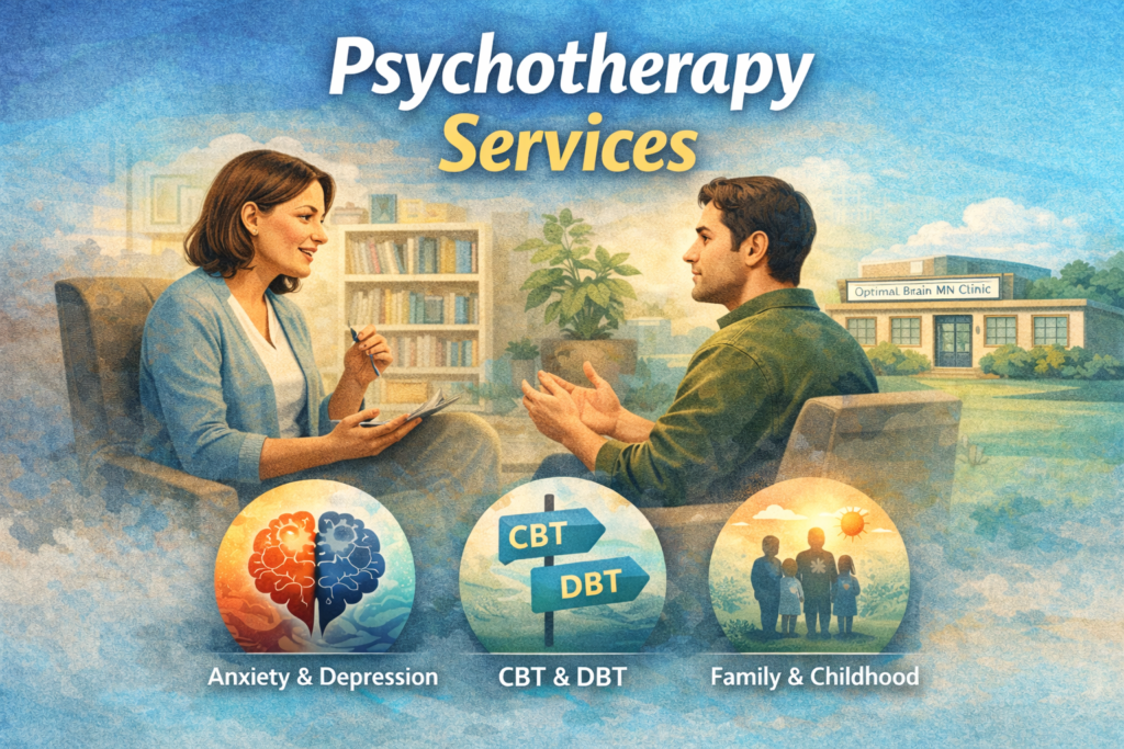 Psychotherapy for Depression in Woodbury, MN | Optimal Brain MN