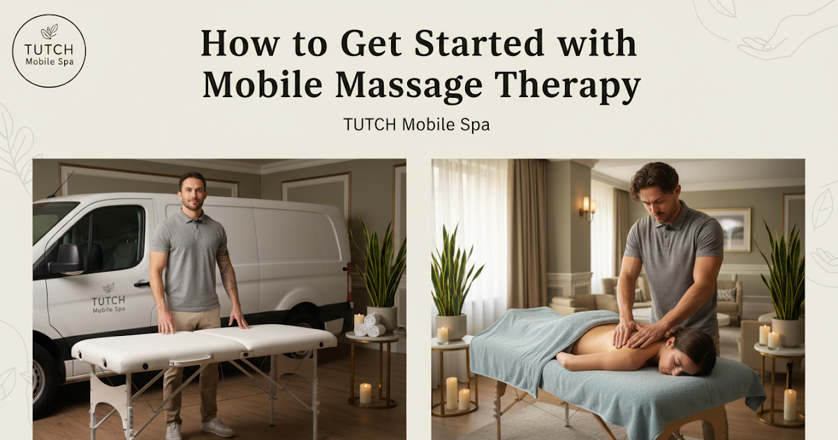 How to Get Started with Mobile Massage Therapy