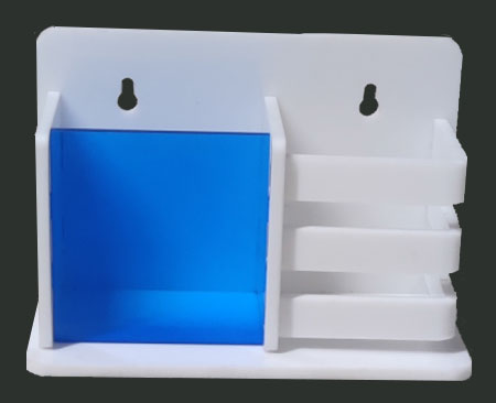 Wall Mounted Acrylic Toothbrush Holder| Acrylic Brush Holder Manufacturer in Rajkot