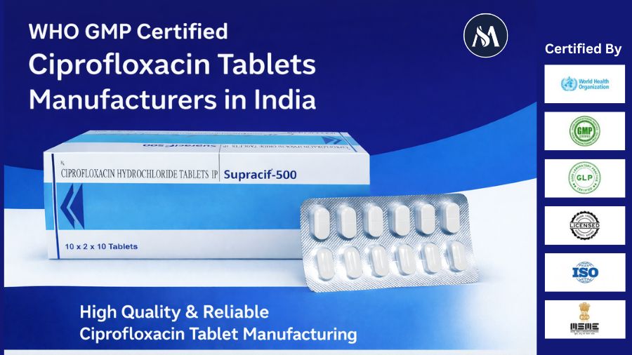 Supracif-500 | Ciprofloxacin Tablets Manufacturers in India