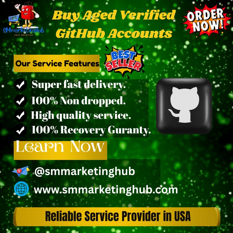 Buy Aged Verified GitHub Accounts Safe & Secure Accounts