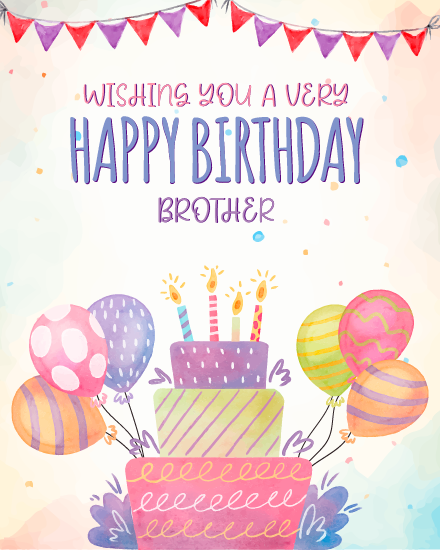 Free Birthday Cards For Brother | Brother Birthday eCard