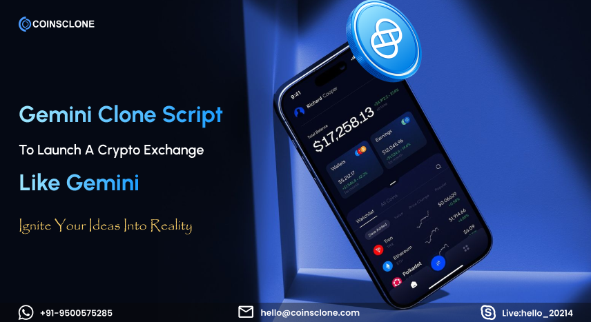 Gemini Clone Script | Build an crypto Exchange Like Gemini