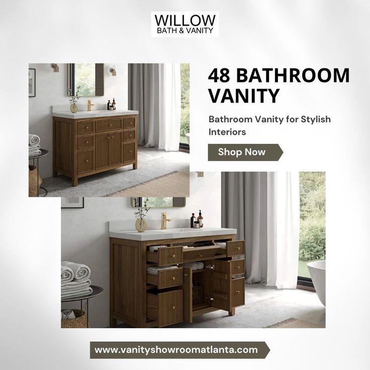 48-Inch Bathroom Vanity for Stylish Interiors