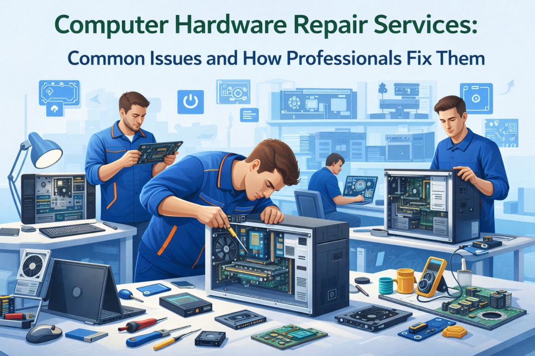 Computer Hardware Repair Services: Common Issues and How Professionals Fix Them