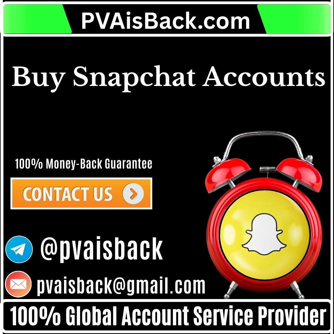 Buy Snapchat Accounts - PVA IS BACK