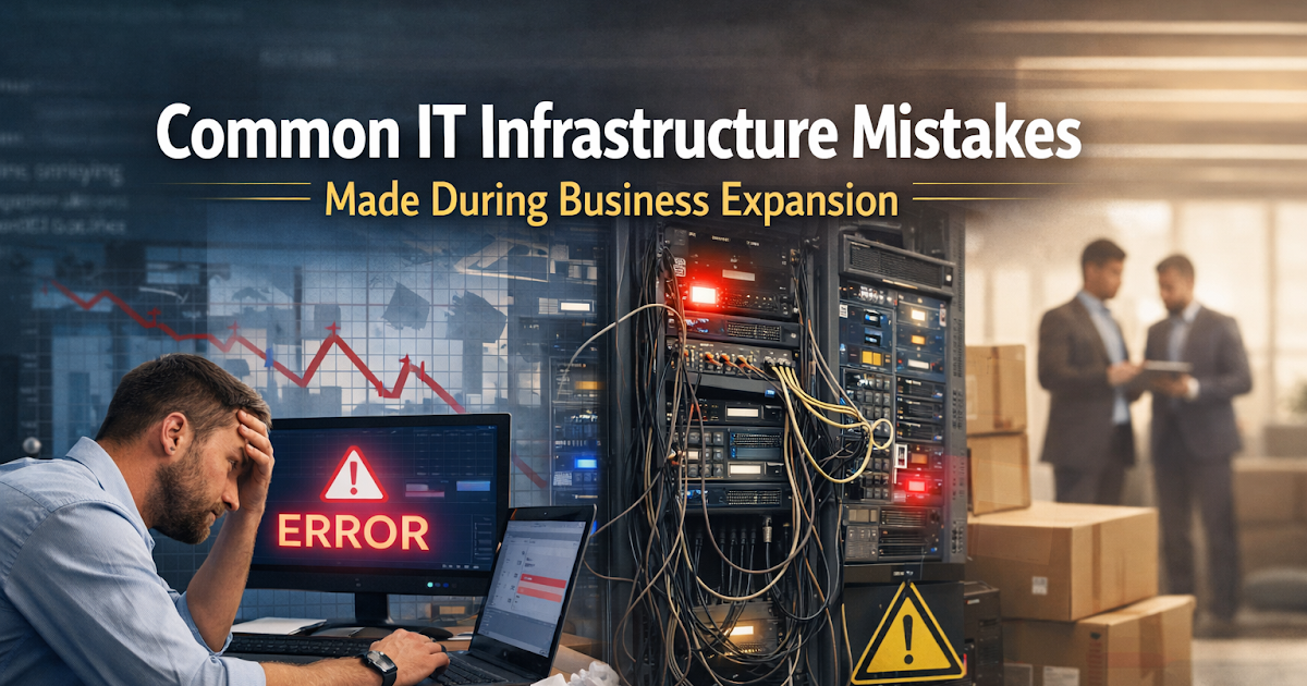 Common IT Infrastructure Mistakes Made During Business Expansion