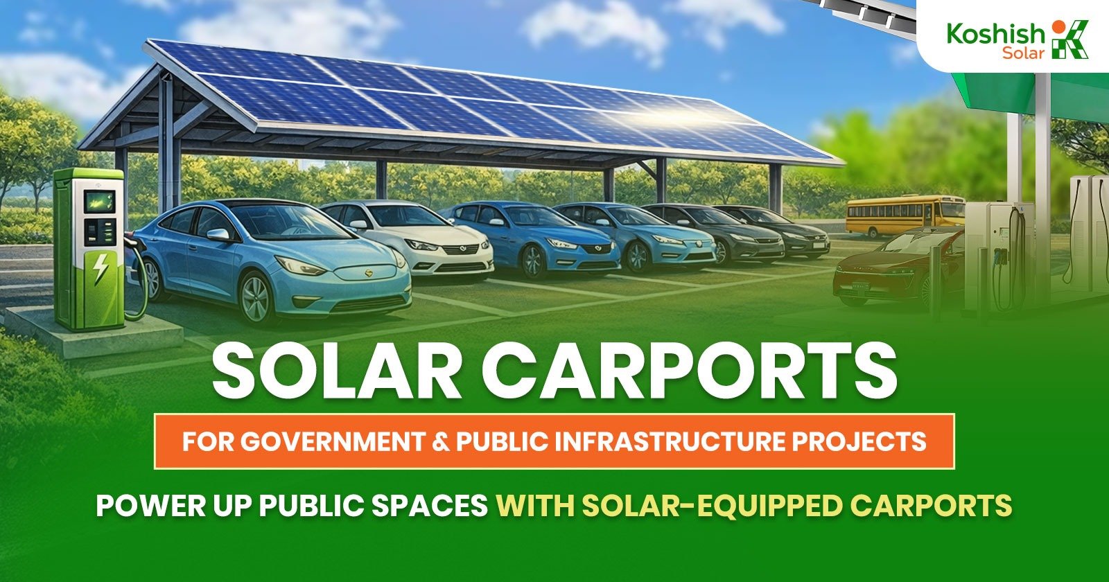 Solar Carports for Government & Public Infrastructure Projects