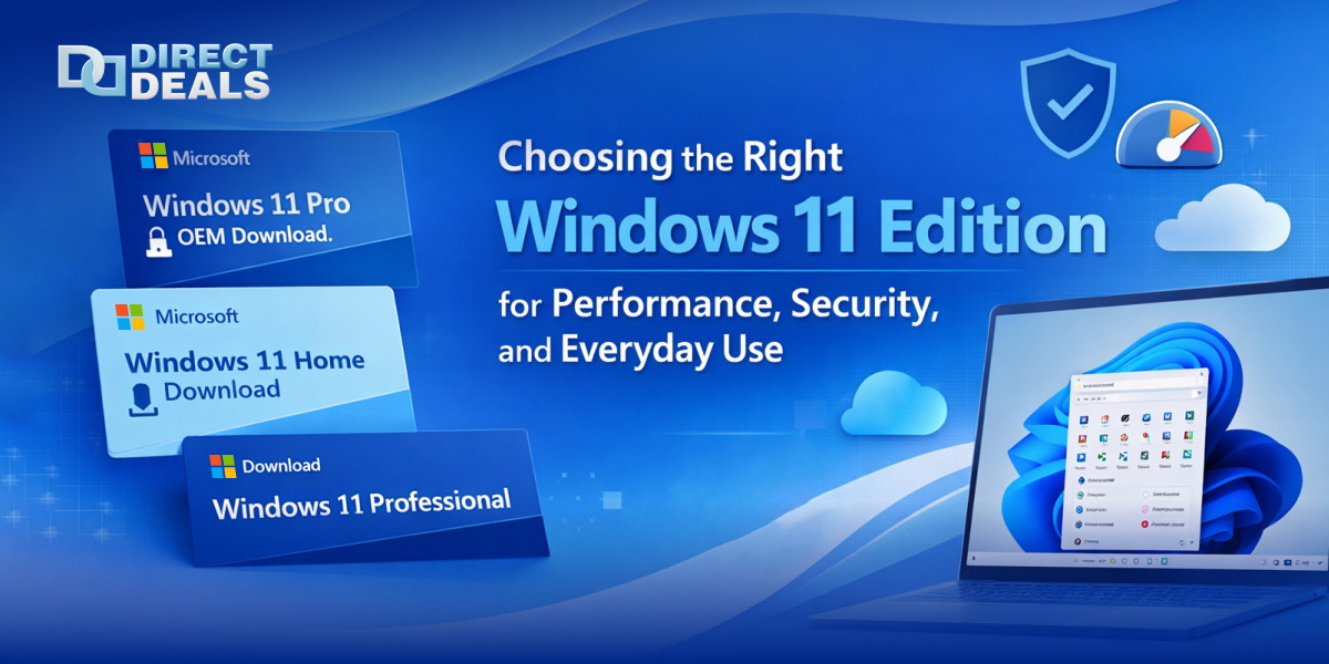 Choosing the Right Windows 11 Edition for Performance, Security, and Everyday Use - DirectDeals