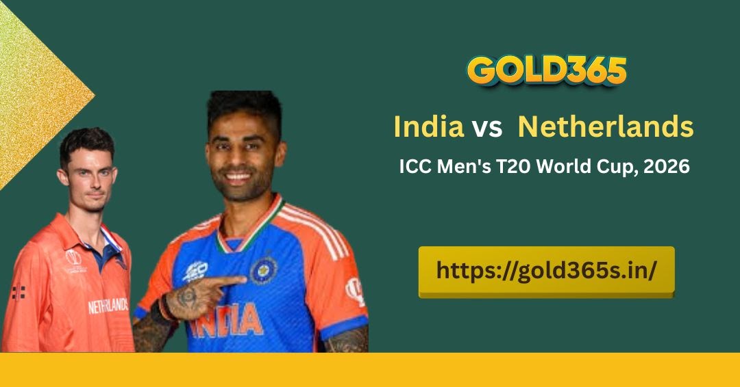 India vs Netherlands Match 36 Live Updates | T20 World Cup 2026 Schedule – Gold365