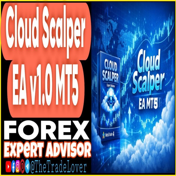 Cloud Scalper EA v1.0 MT5 (Works on Build 5572+) | Forex Robot | MT5 Expert Advisor - The Trade Lovers