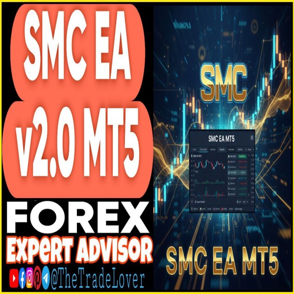 SMC EA v2.0 MT5 (Works on Build 5572+) | Forex Robot | MT5 Expert Advisor - The Trade Lovers