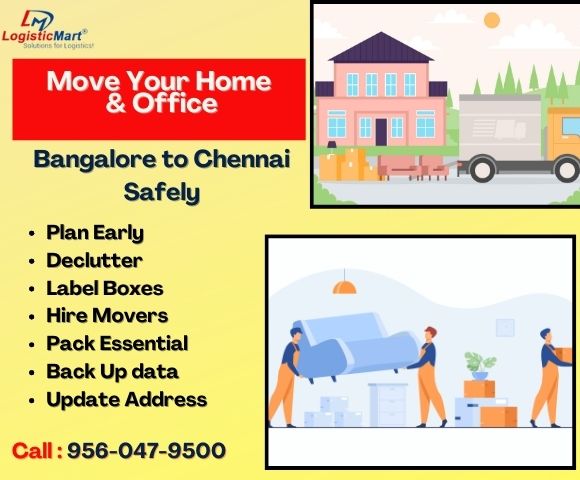 5 Key Approaches by Packers and Movers in Bangalore to Handle Distant Moves to Chennai – Moving through Logisticmart