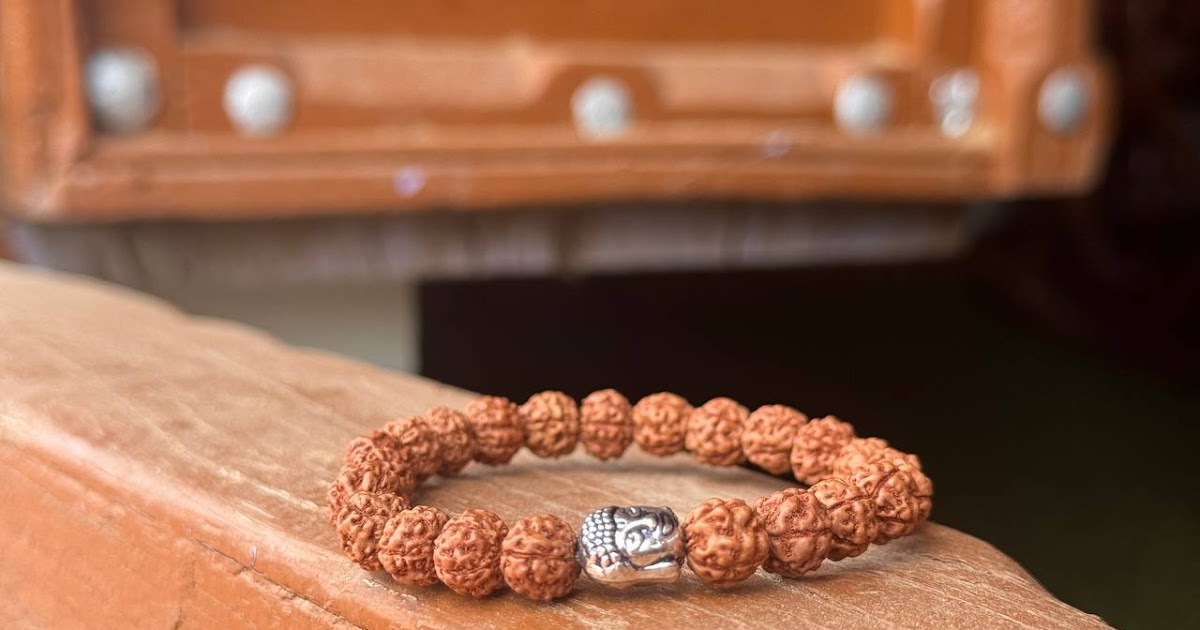 Natural Rudraksha Bracelet for Health, Peace & Prosperity
