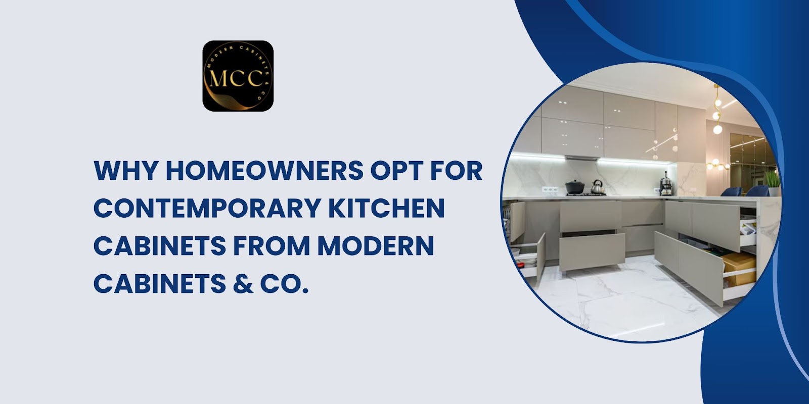 Modern Cabinet & Co. is the best cabinet for contemporary kitchen cabinets.