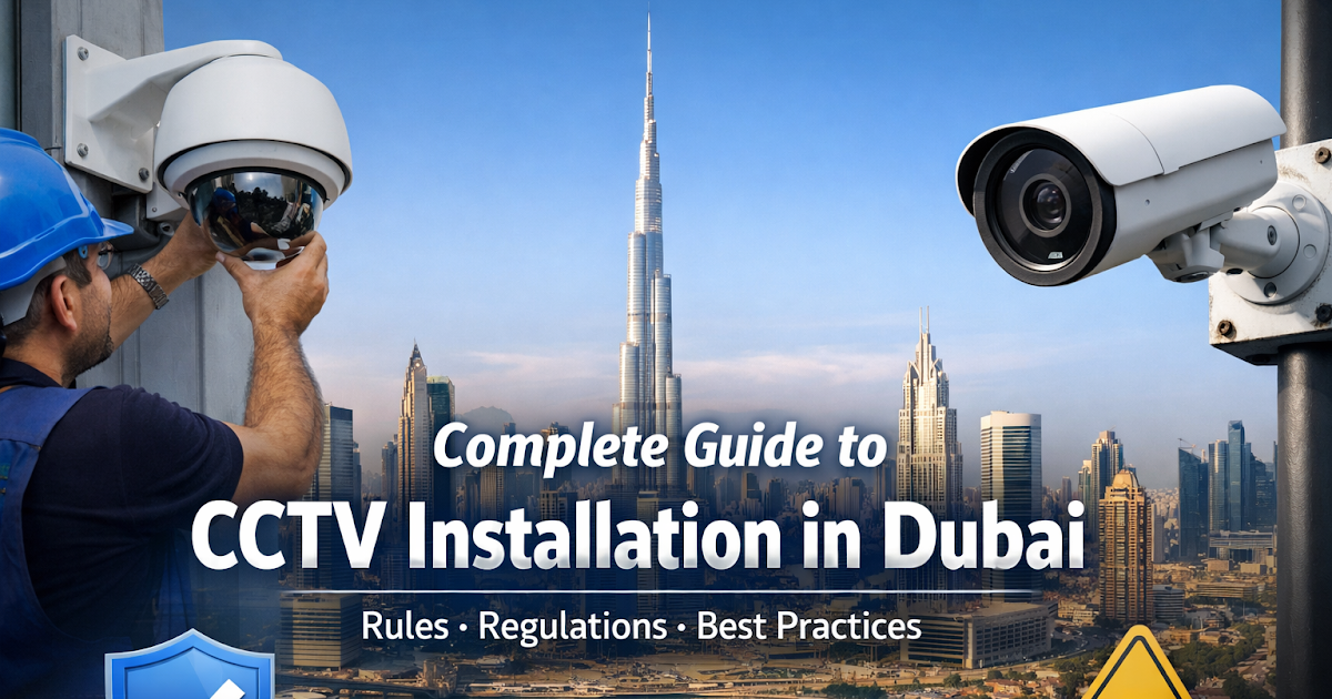 Complete Guide to CCTV Installation in Dubai: Rules & Best Practices
