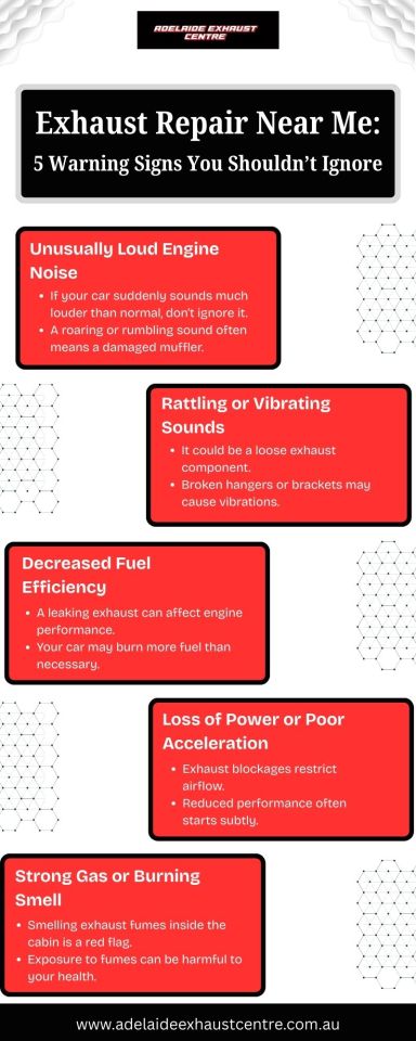 Exhaust Repair Near Me: 5 Warning Signs You Shouldn’t Ignore – @adelaideexhaustcentre on Tumblr