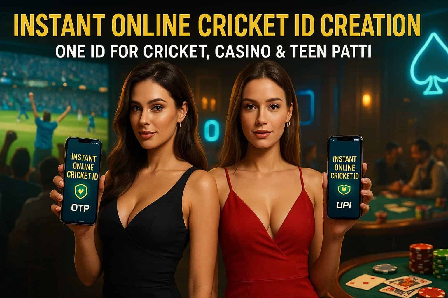 Online Cricket ID - Instant WhatsApp Betting ID (₹100 Deposit)