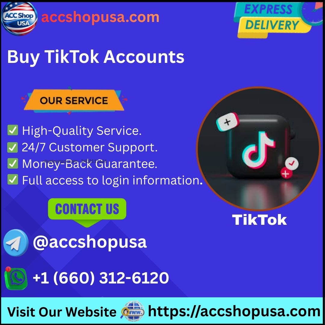 Buy TikTok Accounts - 100% USA,UK,CA TikTok