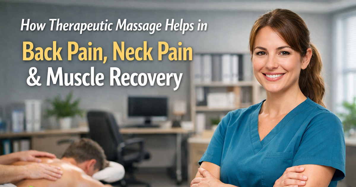 How Therapeutic Massage Helps in Back Pain, Neck Pain & Muscle Recovery